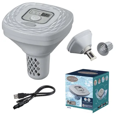 Obrázok produktu pre Bestway 60340, Chlorinátor, Šedá, ABS, PVC, Polyetyléntereftalát (PET), Guma, Bazén, Štvorec, Digitálny