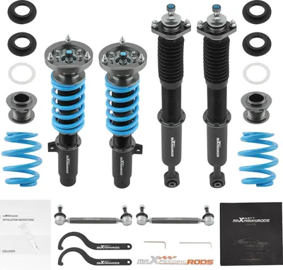 Zdjęcie produktu dla 24-stopniowe regulowane zawieszenie gwintowane do BMW E46 M3 Base Coupe 2001-06