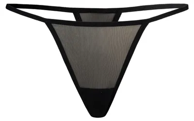 Immagine prodotto di Teyli Mesh Tanga Paski Donna 377 nero XXL