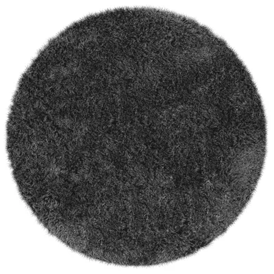 Produktbild von PASSUA Hochflor-Teppich Cascade, rund, 180 cm, Dunkelgrau