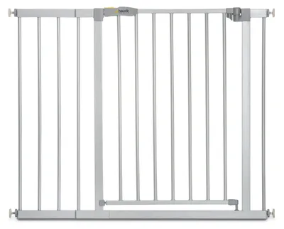 Productafbeelding van Hauck Deurbeveiligingshek Stop N Safe 2, inclusief verlengstuk van 21 cm, zilverkleurig