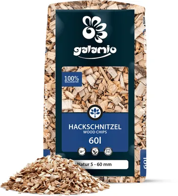 Produktbild von Galamio Holzhackschnitzel Natur 60l