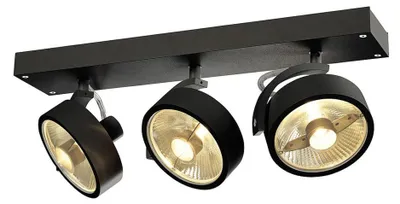 Obrázok produktu pre SLV 1000704 KALU 3 QPAR111 Nástenné a stropné svietidlo čierne max. 75W
