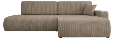 Produktbild von MIRJAN24 Ecksofa Piano O, mit Schlaffunktion und Bettkasten, L-Form Sofa (Farbe: Poso 02, Seite: Rechts)