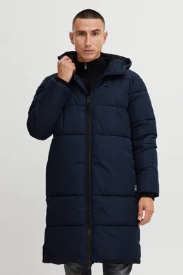 Produktbild von 11 Project PRDooby Parka Herren Übergangsjacke Parka Lange Jacke Lange Winterjacke Winterparka mit Kapuze und Steppungen Regular Fit