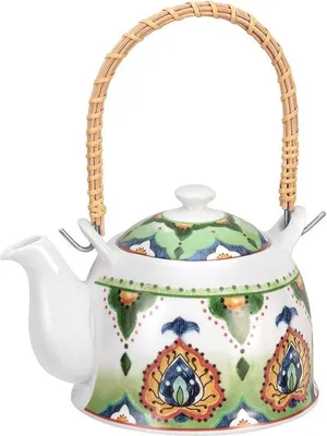 Produktbild von Edelware-Zierkanne aus feinem Porzellan, 750 ml | Exquisite Englisches Teegeschirr für Tee und Ambientdesign