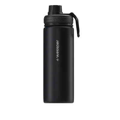 Obrázek produktu pro Termoska Wessper z nerezové oceli 500 ml, izolační láhev 0,5 l, barva černá