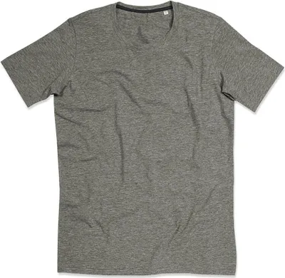 Produktbild von Stedman ST9600 | Crew Neck Clive Herren T-Shirt - Farbe: Grey Heather - Größe: L