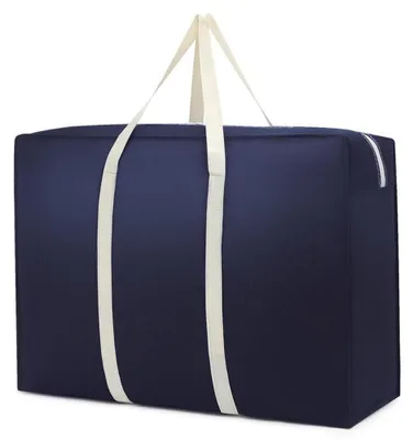 2er-Pack Umzugstaschen, wasserdicht, 60x40x25 cm, marineblau