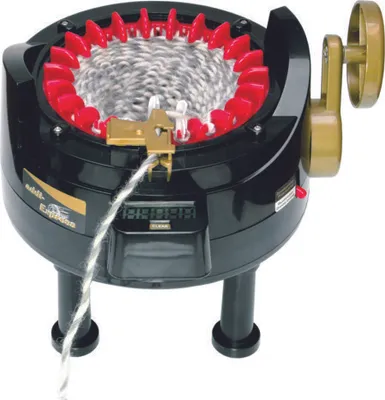 Produktbild von addi Express Professional Strickmaschine Strickmühle mit 22 Nadeln zum einfachen Stricken  
