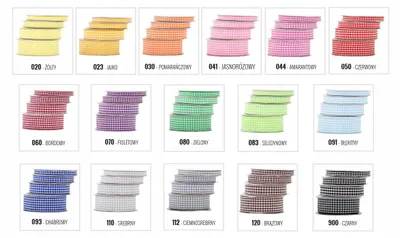 Image de Pogotowie Florystyczno-Ślubne Ruban carreaux tissu 6mm 9m décoration