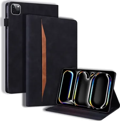 Produktbild von Mobigear Folio iPad Pro 11 Zoll (2024) Hülle Klapphülle - Schwarz