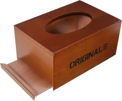 Produktbild von Vintage-stil Tissue Box Holz Serviettenspender Auto Tissue Dekorative