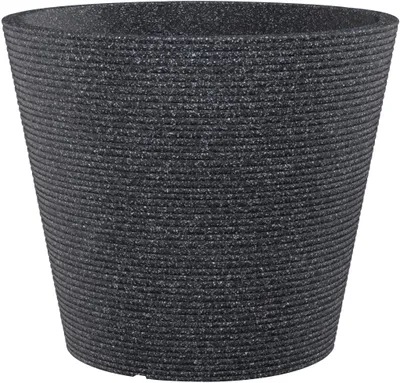 Produktbild von Scheurich Coneo 242, Topfpflanzer, Freistehend, Kunststoff, Schwarz, Rund, Draußen
