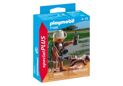 Produktbild von 71168 specialPLUS Forscher mit jungem Kaiman