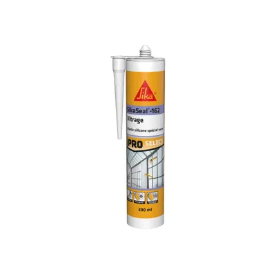Zdjęcie produktu dla Elastyczny uszczelniacz silikonowy SIKA Sikaseal-162 Glazing - Biały - 300ml