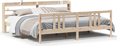Obrázek produktu pro vidaXL Rám postele s čelem bez matrace 200x200 cm