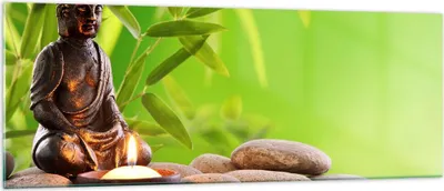 Produktbild von Bilder auf glas - Buddhismus Feng Shui Spa Bambus - 140x50cm - Glasbilder - Wandbilder - Kunstdruck - zum Aufhängen bereit - Wanddekoration aus Glas - Glas Bilder - Wandbild auf Glas - GAB140x50-2392