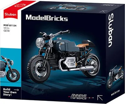 Image de Sluban Model Bricks Motorrad RNINEMS M38-B1134
