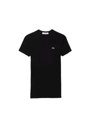 Obrázek produktu pro LACOSTE SLIM FIT RIBBED Bavlna T-SHIRT Schwarz