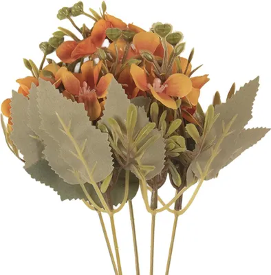 Image de Clayre & Eef Fleur artificielle 32 cm orange plastique