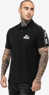 Produktbild von Herren Poloshirt normale Passform SETTER Black/White L Lonsdale