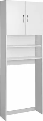 Obrázok produktu pre Skriňa SIMPLEX ECO na práčku 63x25x190cm, biela