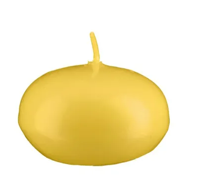 Produktbild von Schwimmkerzen Senf Ø 42 x 26 mm, 40 Stück