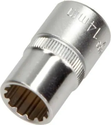 Zdjęcie produktu dla Yato YT-1466, Gniazdko, 1/2", Metryczny, 1 głowic(e), 14 mm, Chrom