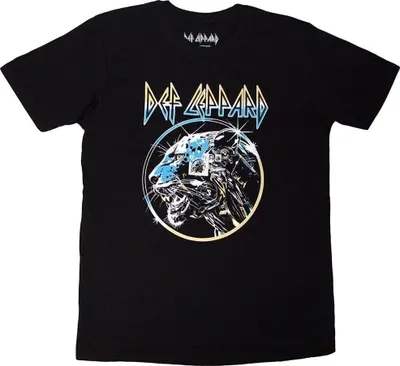 Obrázek produktu pro Def Leppard Metal Leopard Black 2XL Tričko
