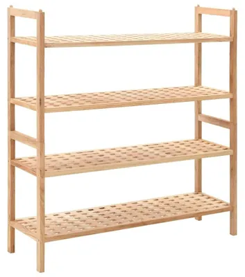 Immagine prodotto di Scaffale per scarpe in legno massello con 4 ripiani