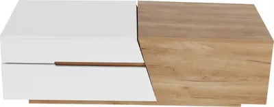 Produktbild von Merax Couchtisch mit verstecken Stauraum und Schubladen,Beistelltisch mit ausziehbarer Tischplatte, Ausziehbarer Wohnzimmertisch Beistelltisch, 120cm