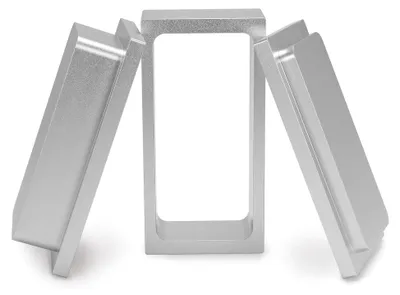 Produktbild von Vorpressform für lösungsmittelfreie DIY-Extraktion und Pressform (2x4 Silber)