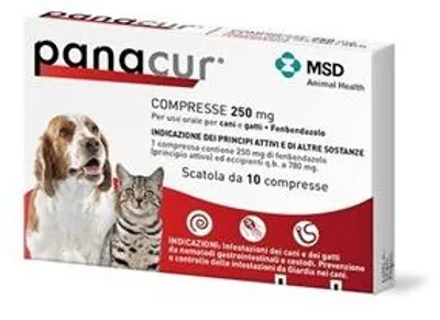 Image de PANACUR, 10 comprimés, 250 mg, pour chiens et chats