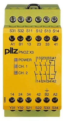 Immagine prodotto di Dispositivo di arresto di emergenza 24AC24DC 3n/o1n/c1so PNOZ X3 #774310