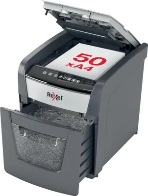Immagine prodotto di Rexel Optimum AutoFeed+ 50X, 4x28 mm, DIN P-4, 50/6 fogli, 20 l