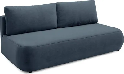 Produktbild von Brugnato - Schlafsofa 2-Sitzer, 210x106 cm blau, mit Stauraum