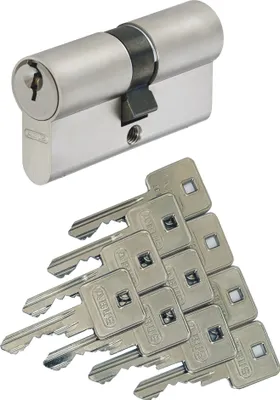 Produktbild von ABUS A93 Doppelzylinder 30/40mm mit 10 Schlüssel, mit Not-u. Gefahrenfunktion und Bohrschutz, Profil C73 C83