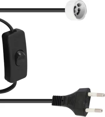 Produktbild von EUROLITE GU-10 Fassung Netzkabel Stecker Schalter