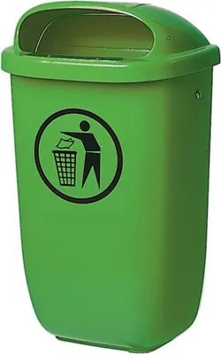 Produktbild von SULO Abfallbehälter 50l Kunststoff grün Höhe 395 x Breite 250 x Tiefe 650mm mit Regenhaube - 1053902