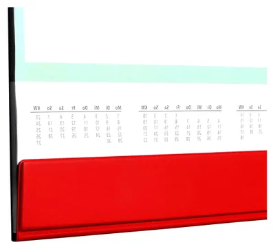 Produktbild von Schutzkanten für Schreibtischunterlagen, rot, 100 Stück