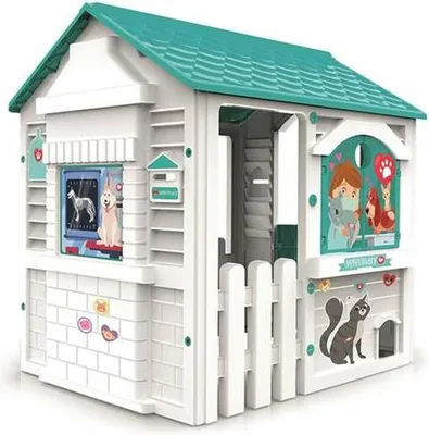 Produktbild von Spielhaus für Kinder 84 x 103 x 104 cm Tierarzt