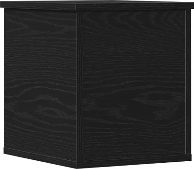 Produktbild von vidaXL Aufbewahrungsbox Schwarz Eichen-Optik 30 x 35 x 35 cm
