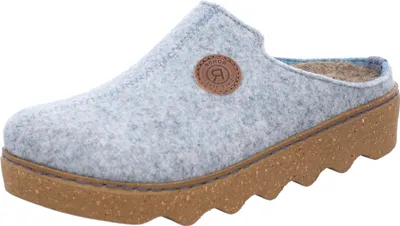 Produktbild von Rohde Damen Hausschuh Pantoffel Filz zarte Farbe bequem Foggia-D 6120, Größe:39 EU, Farbe:Blau