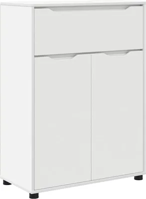 Zdjęcie produktu dla Szafka Łazienkowa z szufladą z półką Biały 72,5 x 36,5 x 100 cm