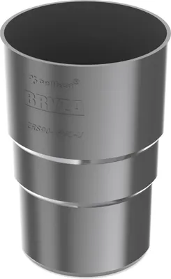 Produktbild von Kunststoff-Fallrohrverbinder Ø 110 mm, Anthrazit RAL 7021