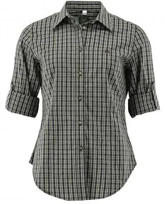 Produktbild von OS Trachten Bluse 1/1 Arm Damen (Oliv) Größe 44