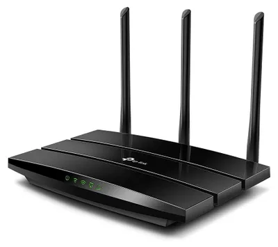 Produktbild von TP-LINK Archer A8 Wi-Fi 5 802.11ac Dual-Band 2,4 GHz/5 GHz Eingebauter Ethernet-Anschluss Schwarz Tragbarer Router 1900 Mbps 4 x Gigabit LAN Ports MU-MIMO