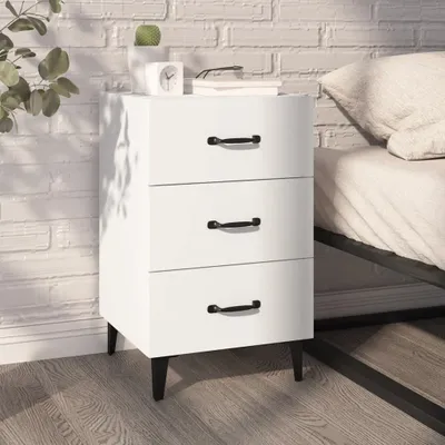 Obrázok produktu pre vidaXL Nočný stolík biely 40x40x66 cm Materiál drevo