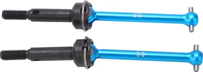 Obrázok produktu pre RC zadný hnací hriadeľ CVD Náhradný vysoko presný univerzálny RC kovový CVD prevodový hriadeľ pre Tamiya XV01 TC01